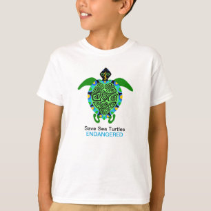 Camiseta TURTULAS marinhas de salvação - Imagens animais am