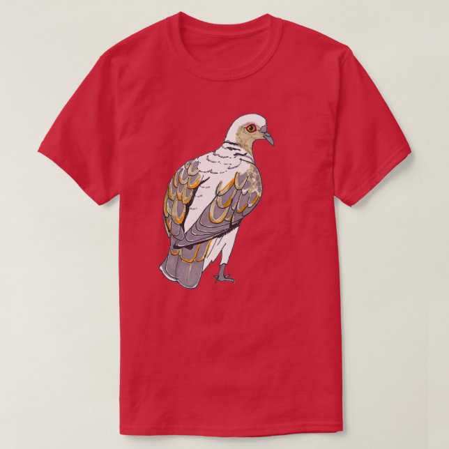 Camiseta Turtur Streptopely Dove Turtle (Frente do Design)