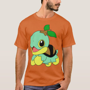 Camiseta Turtwig brilhante e bonito