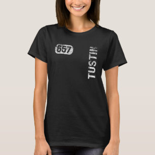 Camiseta Tustin California 657 Area Code Retro