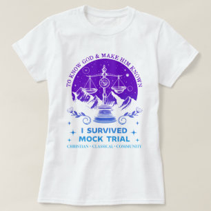 Camiseta Tutor da escola doméstica para conhecer Deus e faz