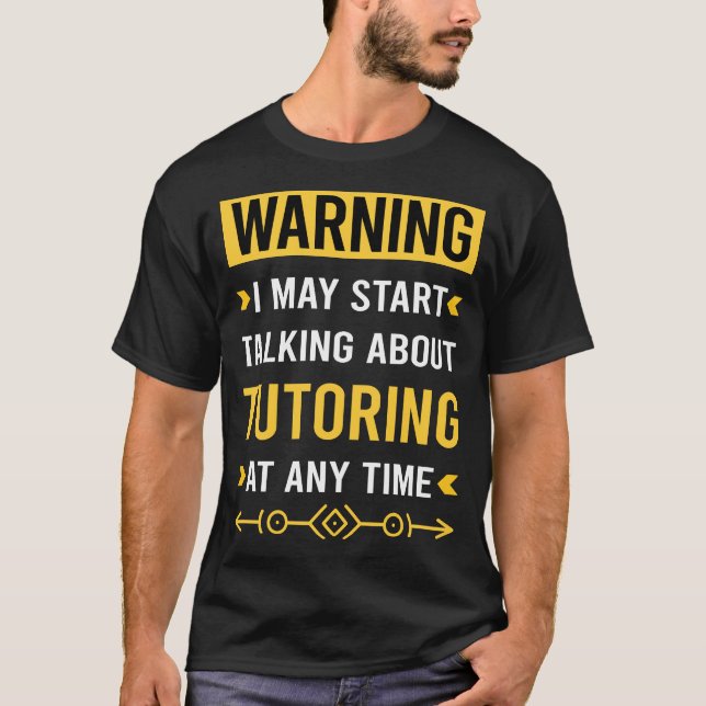 Camiseta Tutor de Tutoring de Aviso (Frente)