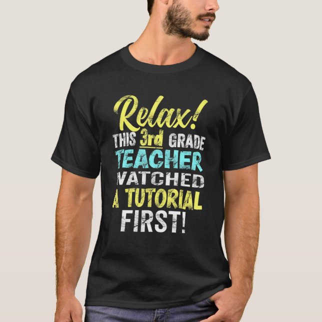 Camiseta Tutoriais de observação de professores do primeiro (Frente)