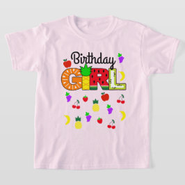 Camiseta Tutti frutti Birthday Girl