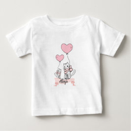 Camiseta Tutu Chats Coeur