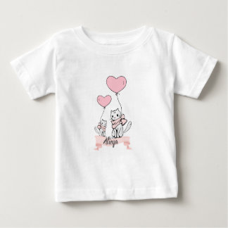 Camiseta Tutu Chats Coeur