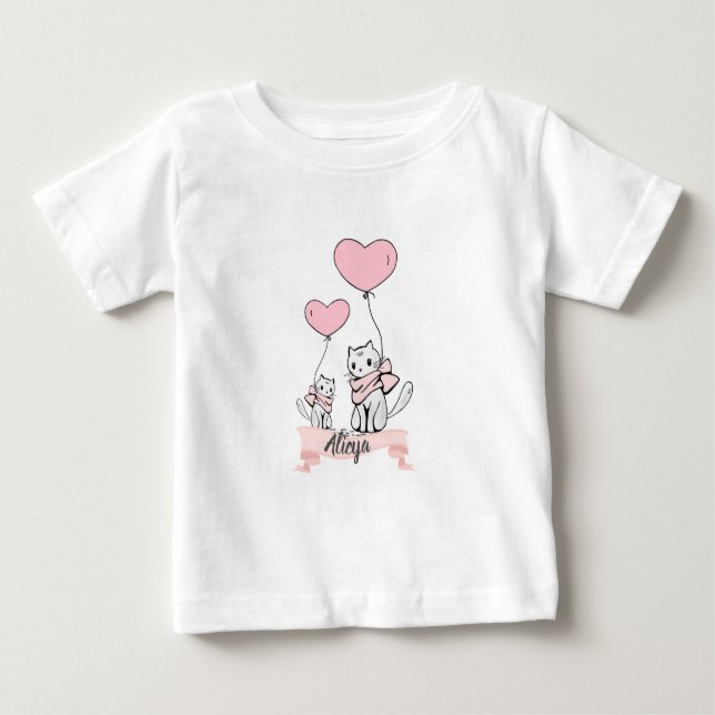 Camiseta Tutu Chats Coeur (Frente)