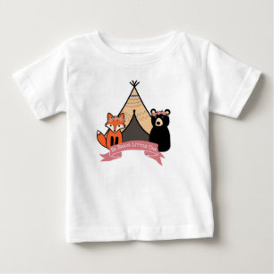 Camiseta Tutu do bebé da floresta