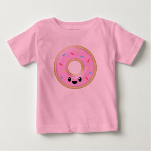 Camiseta Tutu do bebê da rosquinha