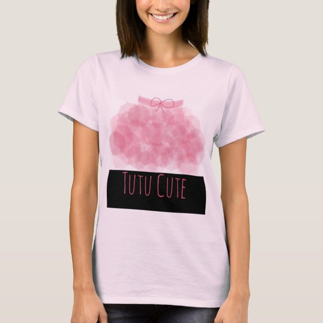 Camiseta Tutu t.shirt bonito (Frente)