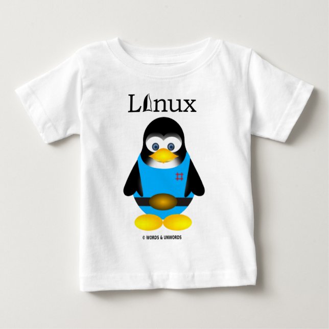 Camiseta Tux (Linux) (Frente)