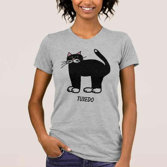 Camiseta Tuxedo Cat (Frente)