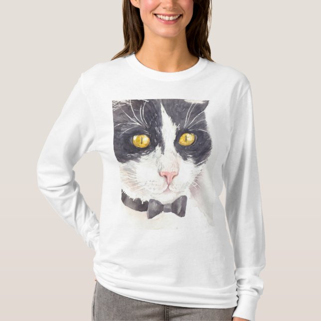 Camiseta Tuxedo cat (Frente)