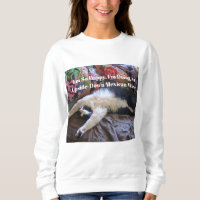 Tuxedo Cat Engraçado Cachorro fazendo uma citação 