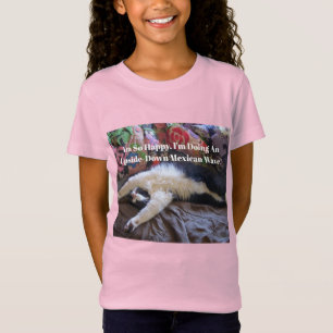 Camiseta Tuxedo Cat Engraçado Cachorro fazendo uma citação