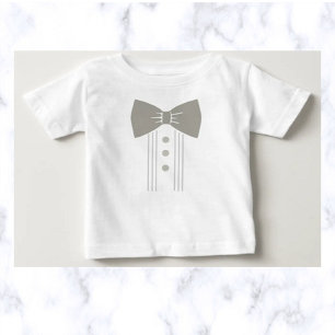 Camiseta Tuxedo editável