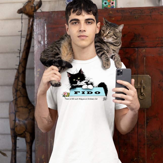 Camiseta Tuxedo Kitten Dog's Bowl (Criador carregado)