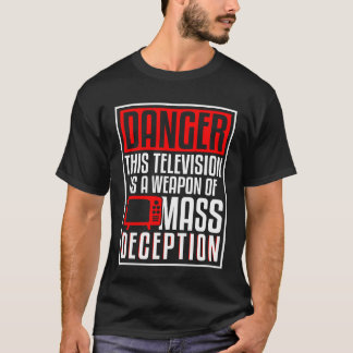Camiseta TV Arma de Decepção em Massa menino