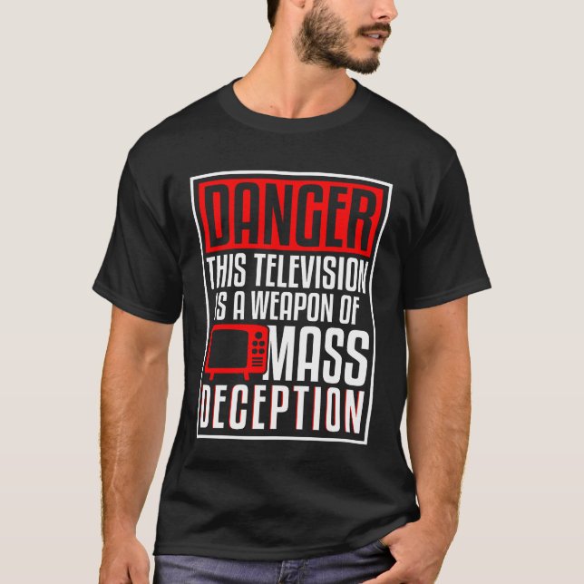 Camiseta TV Arma de Decepção em Massa menino (Frente)