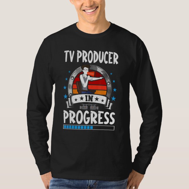 Camiseta Tv Producer In Progress Trainee Student (Frente)