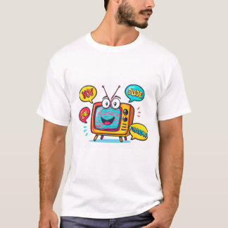 Camiseta TV retrô