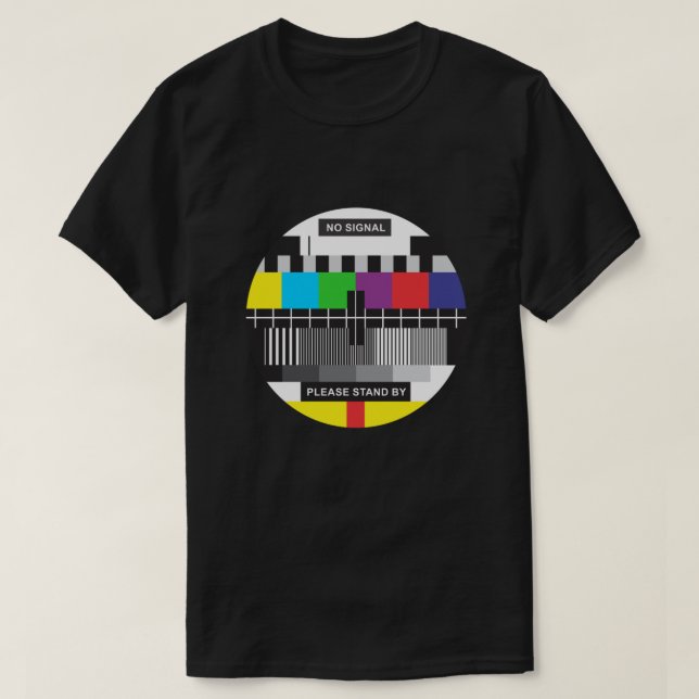 Camiseta TV sem sinal (Frente do Design)
