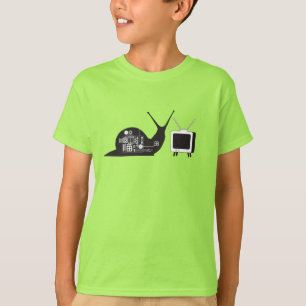 Camiseta TV Snail Kids Polyalgodão T Shirt