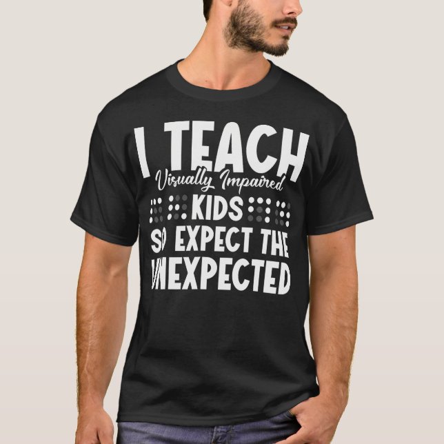 Camiseta Tvi Professor Apreciação Mágico Deficiente Visual (Frente)