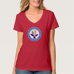 Camiseta TVUUC - Logotipo Chalice - Círculo Azul Médio