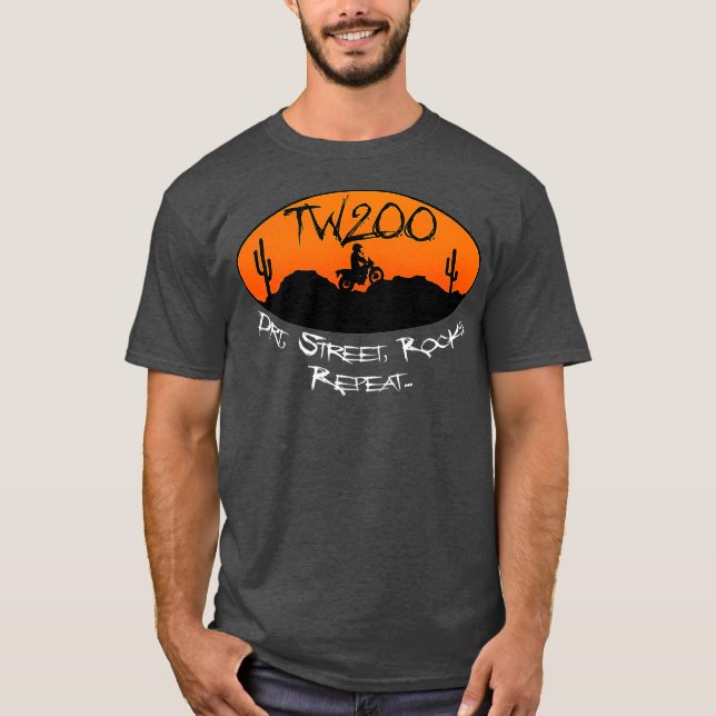 Camiseta TW200 Trailway Enduro OffRoad Rocks Premium (Frente)