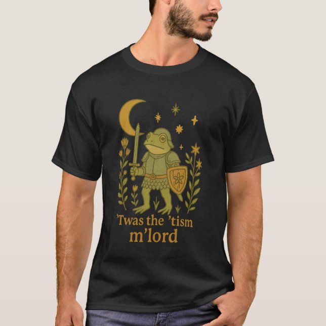 Camiseta TWAS O Tism M Senhor Cavaleiro Lua e Escudo A (Frente)