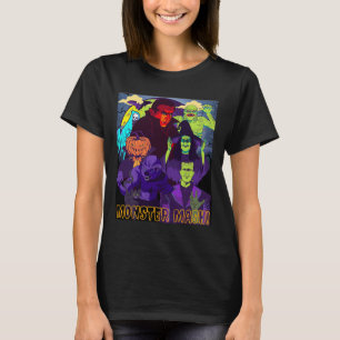 Camiseta Twear Tee's Monster Mash Halloween Figurume Mon