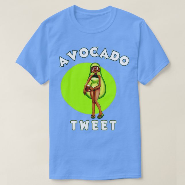 Camiseta Tweet Avocado (Frente do Design)