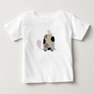 Camiseta Tweeter em um Urso de Pelúcia de Pedra de Tartarug