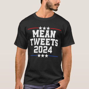 Camiseta Tweets Médios 2024 Trump 2024 , Política Engraç