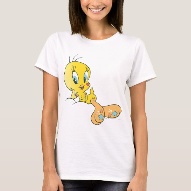 Camiseta Tweety Dee-Light Beats Pose 3 (Frente)