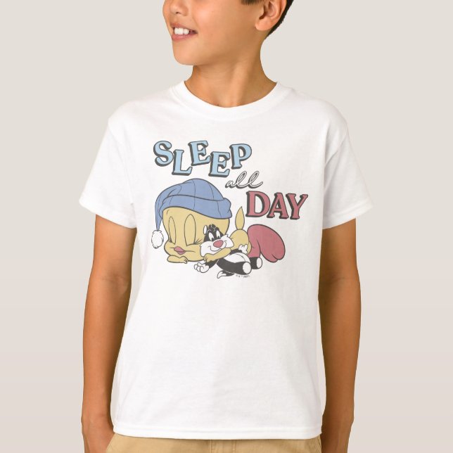 Camiseta TWEETY™ Dormir o Dia Inteiro (Frente)