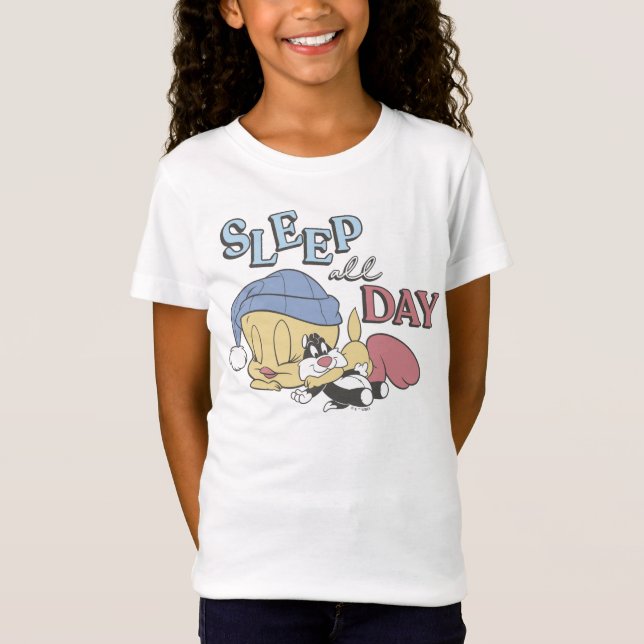 Camiseta TWEETY™ Dormir o Dia Inteiro (Frente)