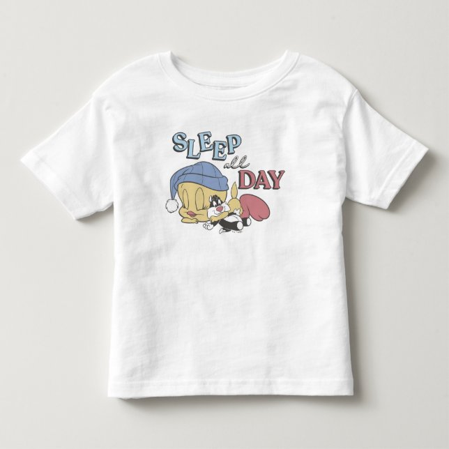 Camiseta TWEETY™ Dormir o Dia Todo (Frente)