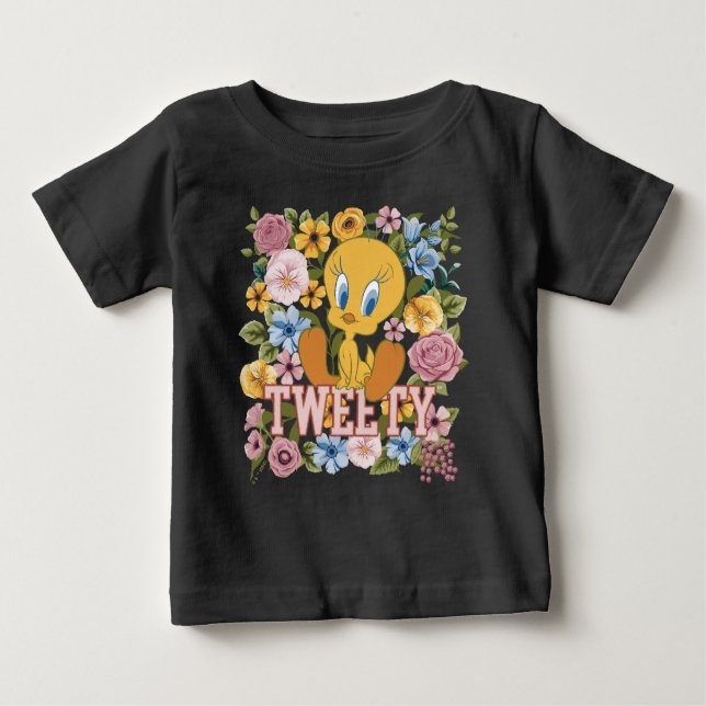 Camiseta TWEETY™ Floral Embroidery Graphic (Frente)