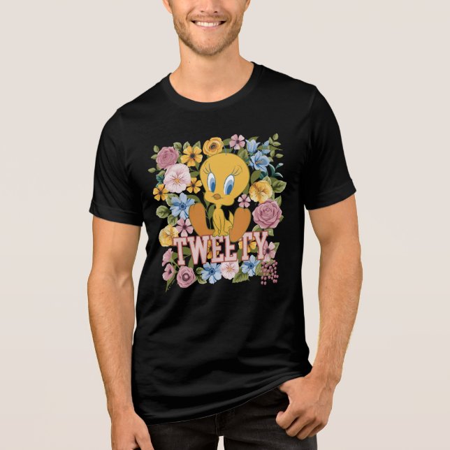 Camiseta TWEETY™ Floral Embroidery Graphic (Frente)
