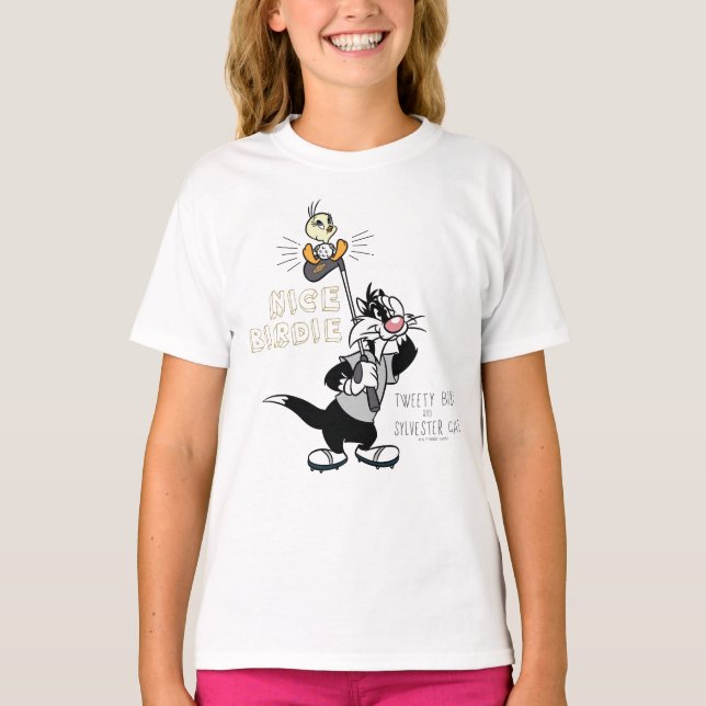 Camiseta TWEETY™ & SYLVESTER™ Golfing - Belo Birdie (Frente)