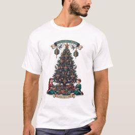 Camiseta Twelve Days of Christmas T-Shirt, Ornate Gift Tree