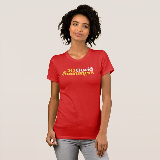 Camiseta Twenty Good Summers: Red (Frente Completa)