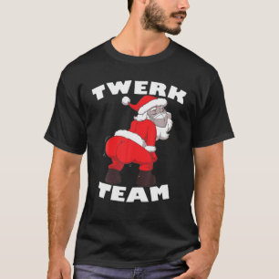 Camiseta Twerk Team Papais noeis Família de Natal Igualando