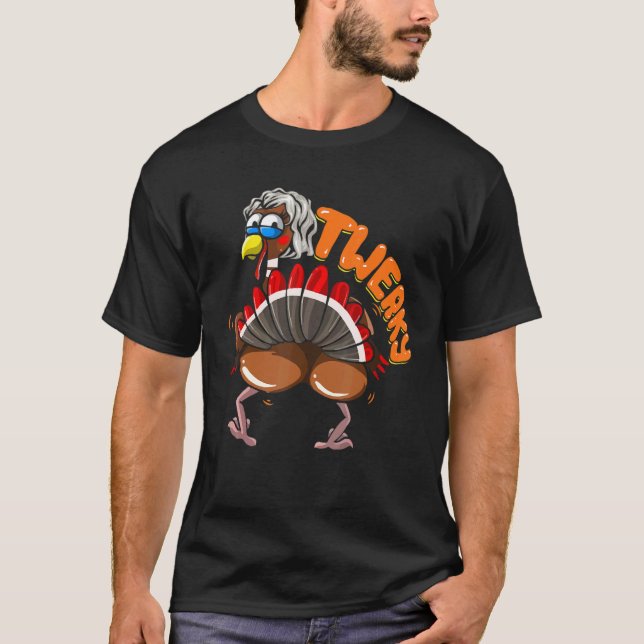 Camiseta Twerking Da Turquia Para Mulheres Twerky Dance Dan (Frente)