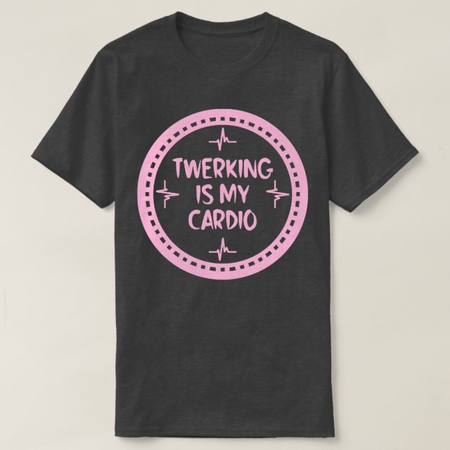 Camiseta Twerking é o meu áudio 2 (Frente do Design)