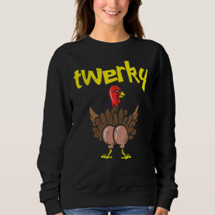 Camiseta Twerky Turkey - Bumbum de Ação de Graças Twerk Dan