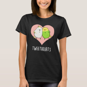 Camiseta Twethearts Brincadeiras Adoráveis Pun Dark BG