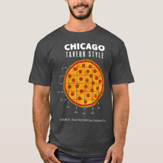 Camiseta twHistory Regional Pizza Chicago Tavern Style
